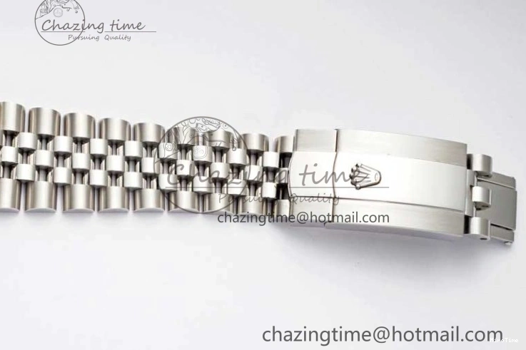 MiroTime 0425 DateJust 36mm SS DIWF 1:1 Best Edition 904L Steel Gray Dial Green Markers on Jubilee Bracelet SA Upgraded 2312